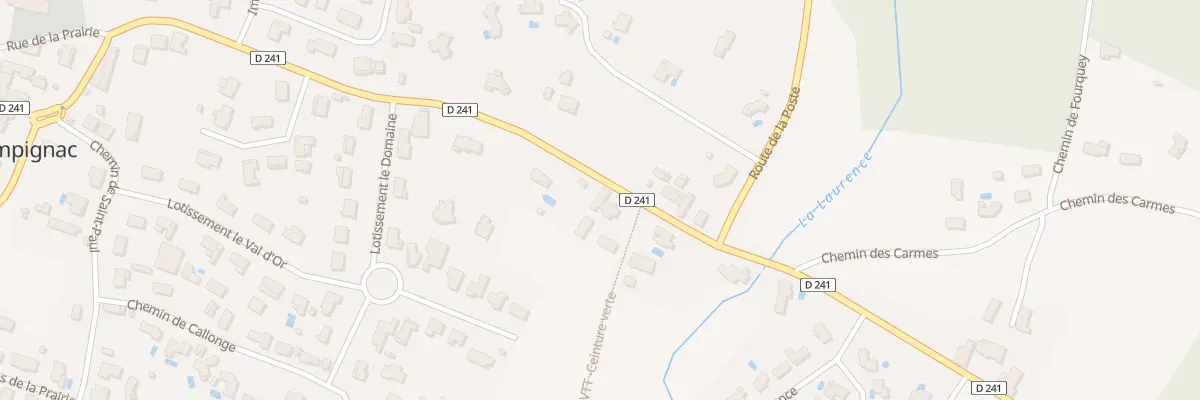 Plan du 21B Rue du Pont Castaing à Pompignac