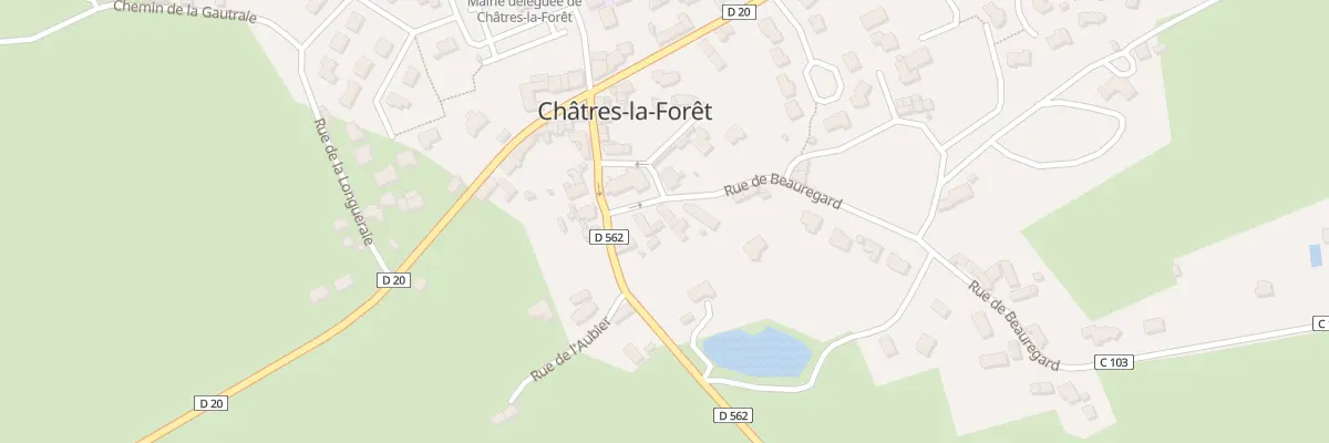 Plan du 3 Pl de l’Église Saint Martin à Évron