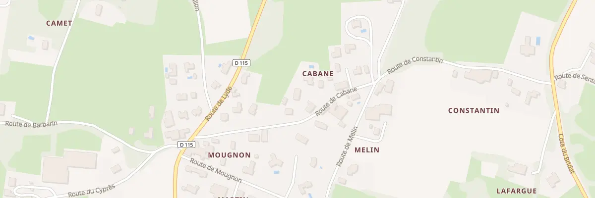 Plan du 16 Mougnon à Baurech
