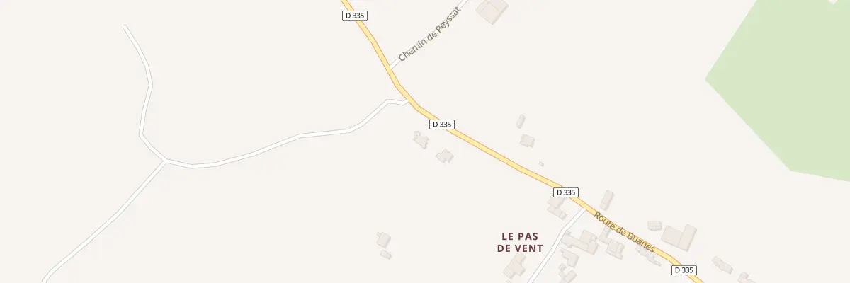 Plan du 1365 Rte de Buanes à Saint-Loubouer