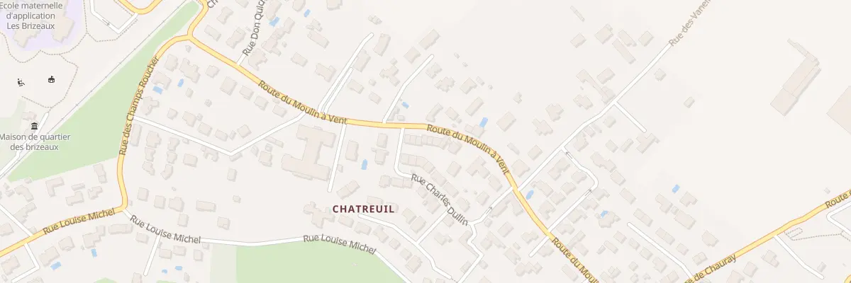 Plan du 43C Rue du Moulin à Vent à Niort