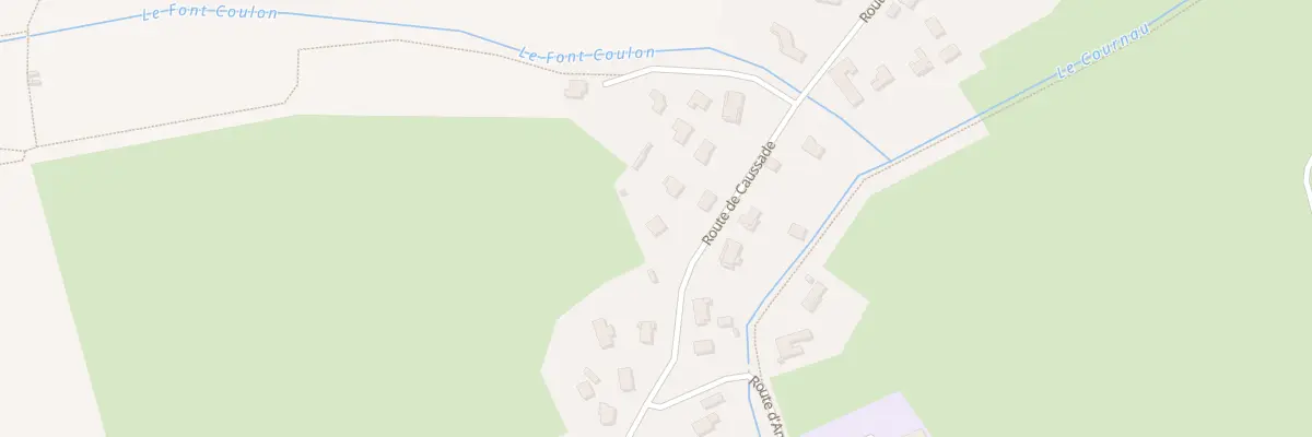 Plan du 60 Rte de Caussade à Montussan