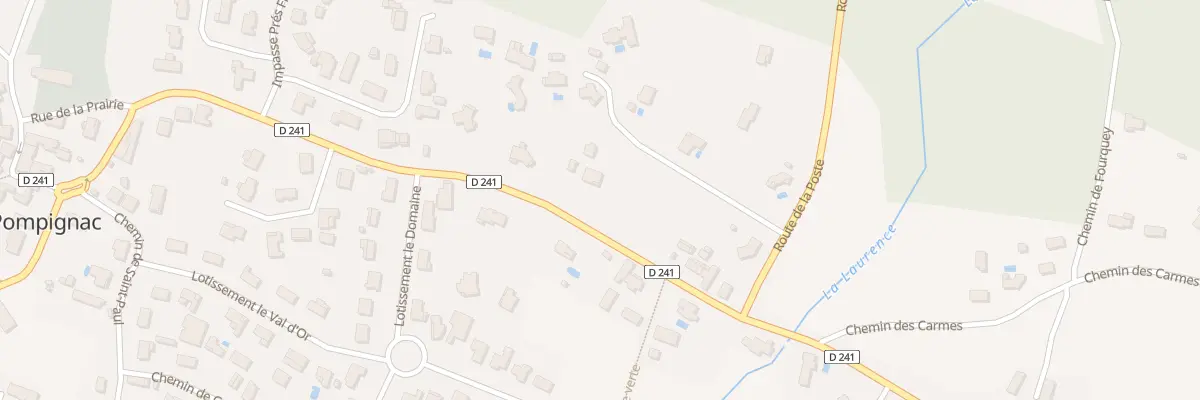 Plan du 18 Rue du Pont Castaing à Pompignac