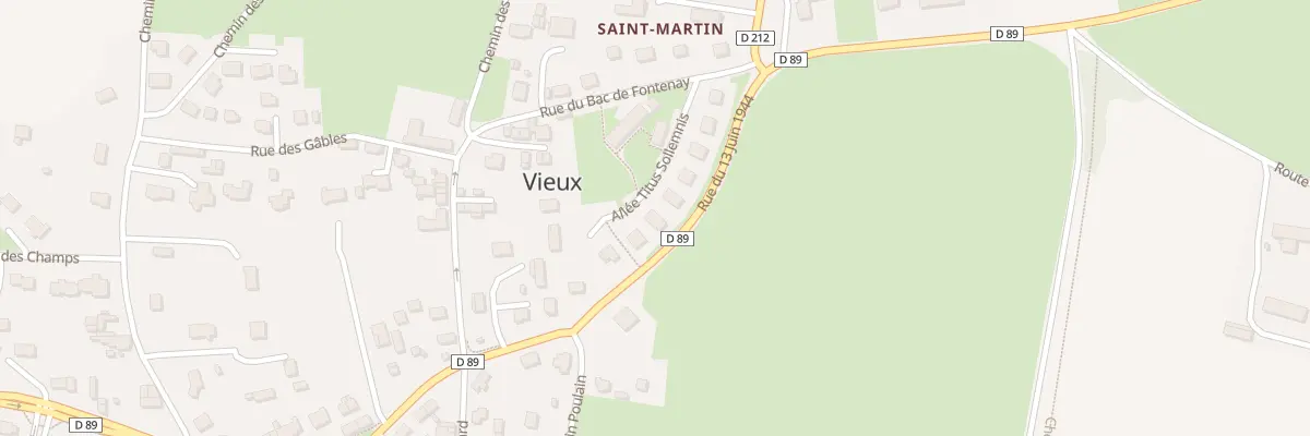 Plan du 5 All Titus Sollemnis à Vieux