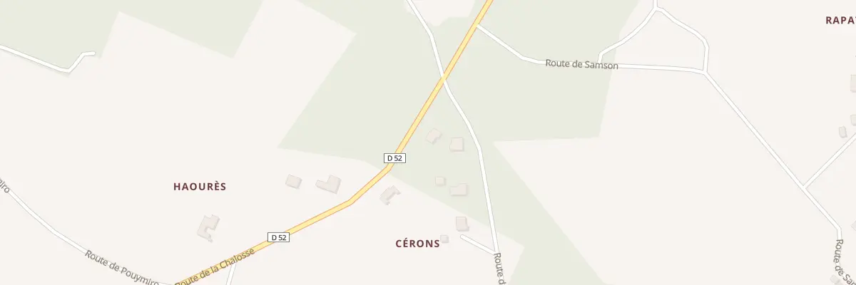 Plan du 30 Rte du Cerons à Larrivière-Saint-Savin