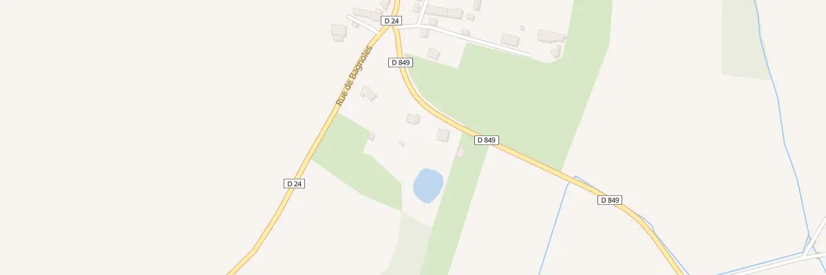 Plan du 2 Rte de Couterne à Tessé-Froulay