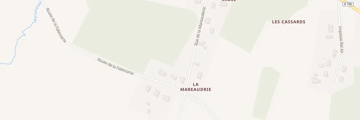Plan du 4 Rte de la Faiencerie à Souméras