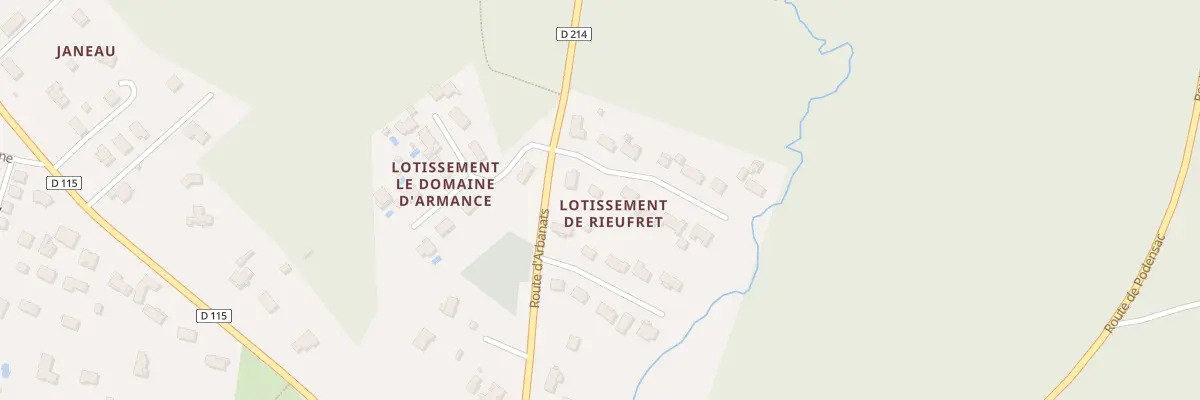 Plan du 9 Lot Le Rieufret à Saint-Michel-de-Rieufret