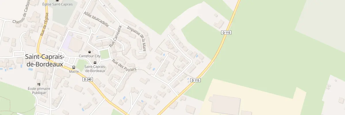 Plan du 36 Lot les Charmilles à Saint-Caprais-de-Bordeaux