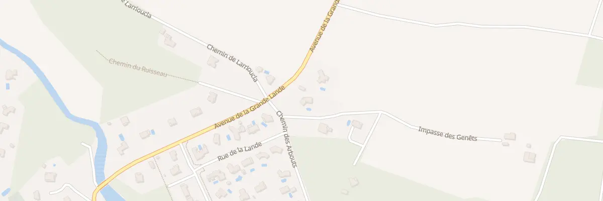 Plan du 536 Av de la Grande Lande à Mazerolles