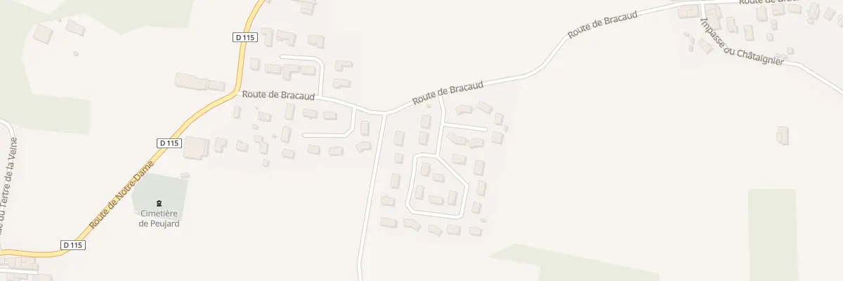 Plan du 20 Lot Les Jardins de Bracaud à Peujard