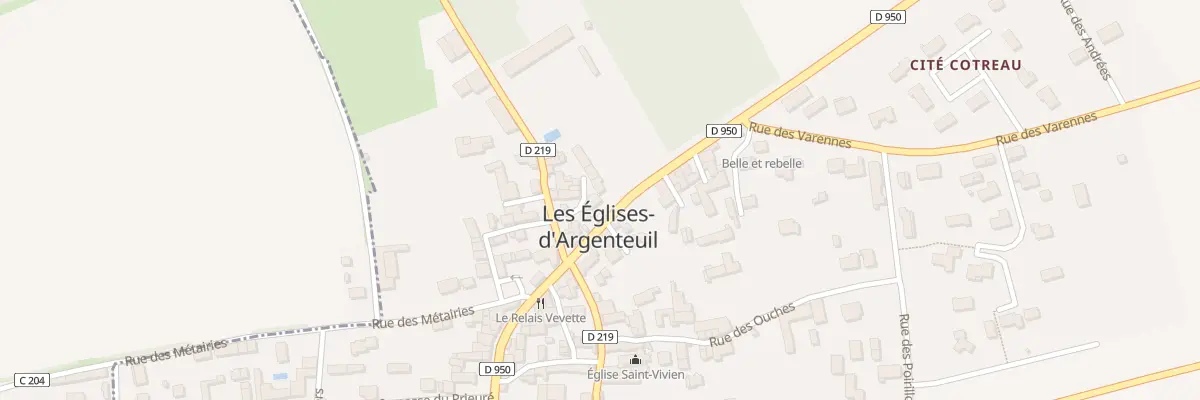 Plan du 41 Rue de Saintonge aux Églises-d’Argenteuil