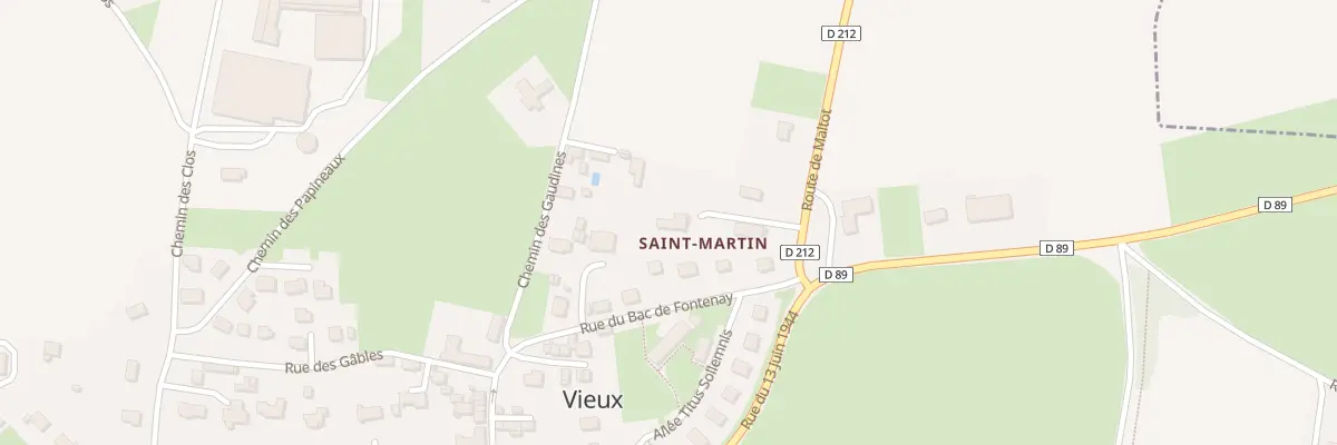 Plan du 3 Rte de Maltot à Vieux
