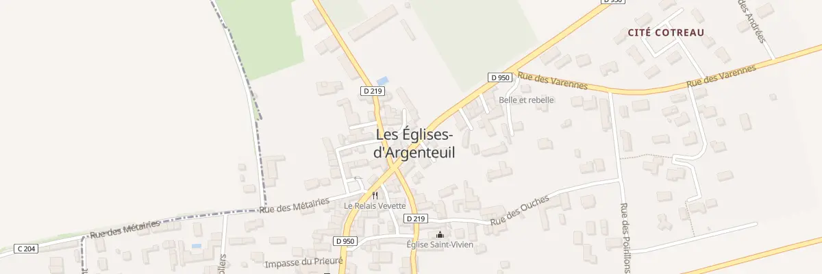 Plan du 39 Rue de Saintonge aux Églises-d’Argenteuil