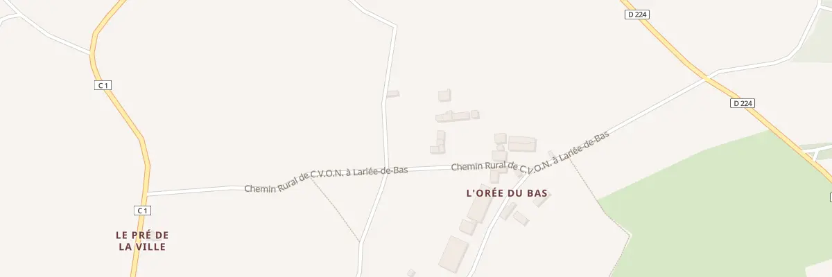 Plan du 6 Loriée de Bas à La Lande-Saint-Siméon
