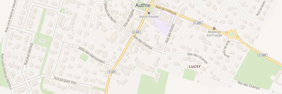 Plan du 4 Rue des Champs à Authie