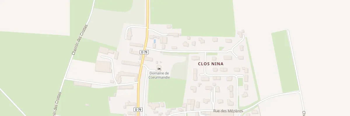 Plan du 1 Pl de l’Église à Bény-sur-Mer