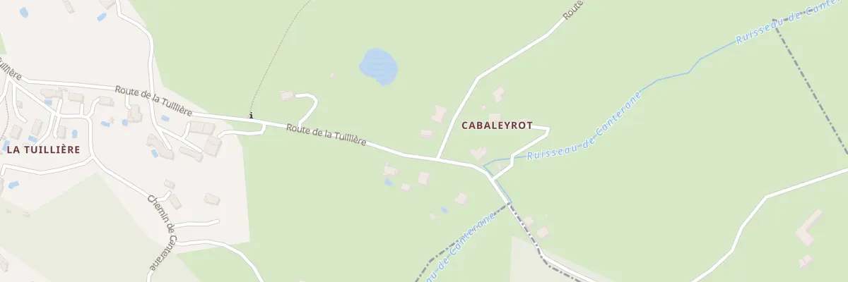 Plan du 45 Rte de la Tuilliere à Fargues-Saint-Hilaire