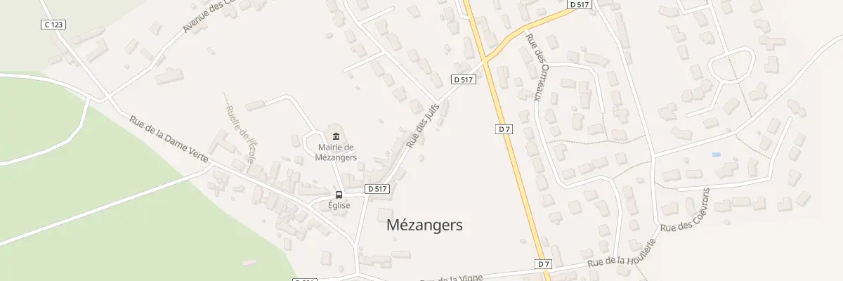 Plan du 5 Rue des Juifs à Mézangers