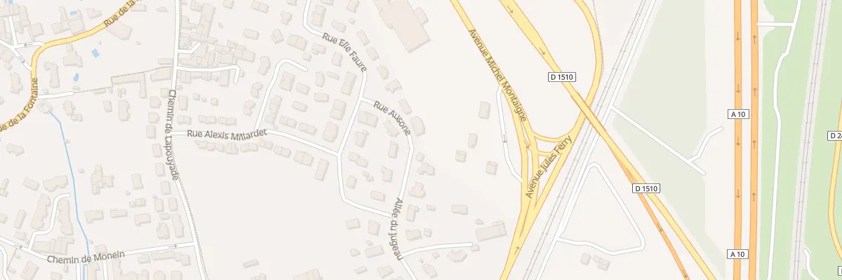 Plan du 1 Rue Ausone à Saint-André-de-Cubzac
