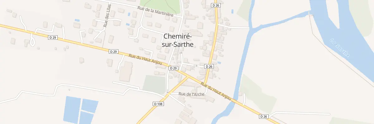 Plan du 2 Rue des Vignes Chemire à Morannes sur Sarthe-Daumeray
