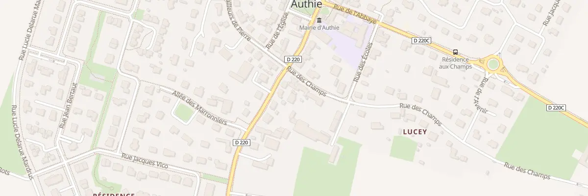 Plan du 9B Rue Henri Brunet à Authie