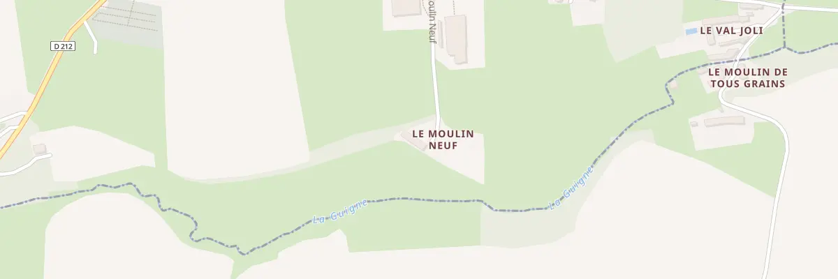 Plan du 5014 Le Moulin Neuf à Amayé-sur-Orne