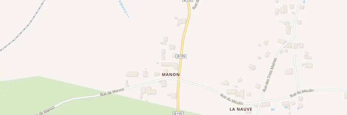 Plan de Manon-Nord à Cubnezais