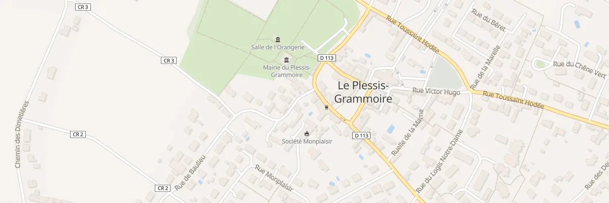 Plan du 4 Rue de la Mairie au Plessis-Grammoire