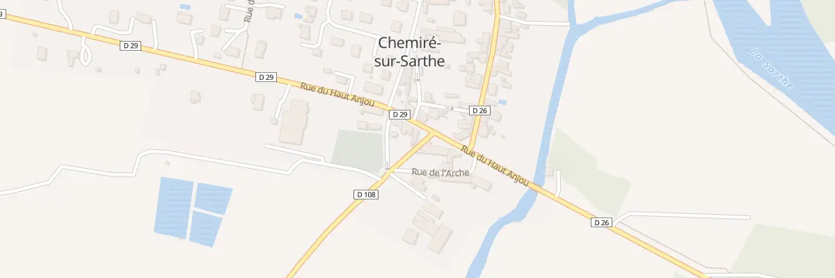 Plan du 7 Rue du Haut Anjou à Morannes sur Sarthe-Daumeray