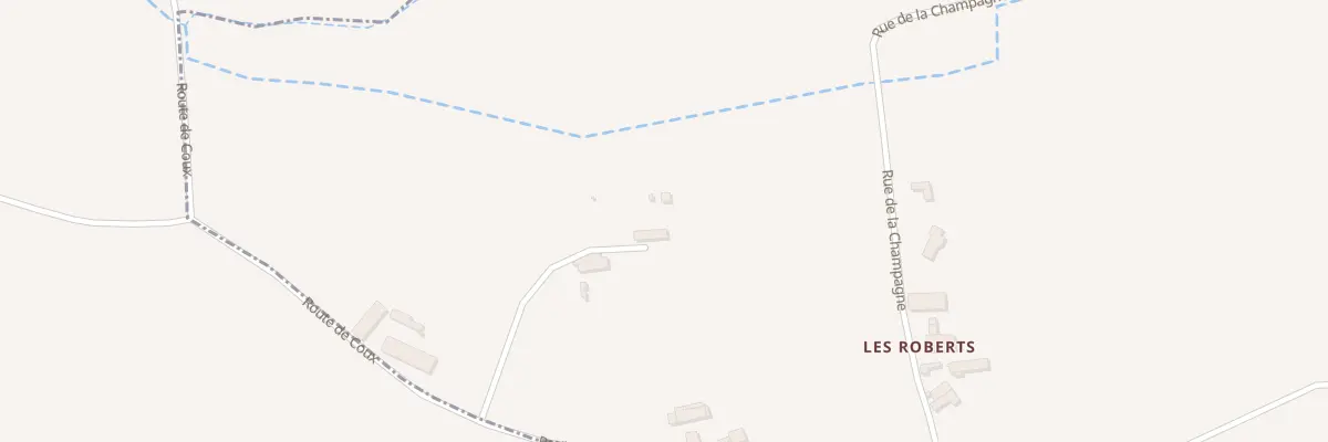 Plan du 14 Rte de Rouffignac à Coux