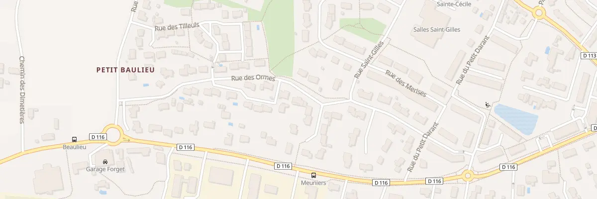 Plan du 1B Rue des Ormes au Plessis-Grammoire