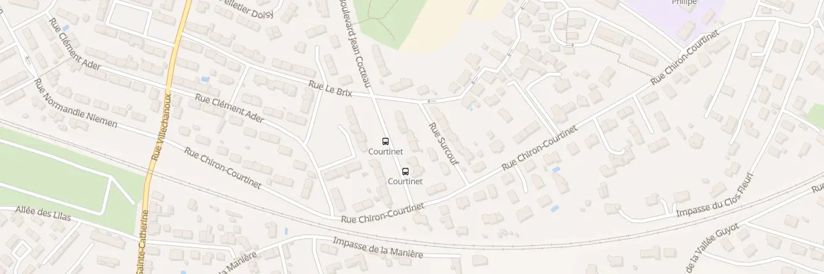 Plan du 8 Bd Jean Cocteau à Niort