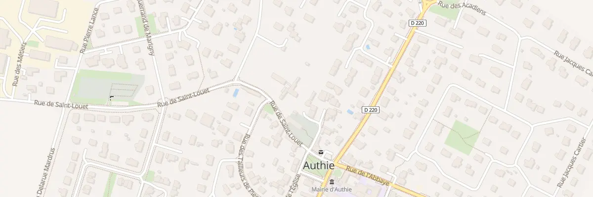 Plan du 5084 Rue de Saint-Louet à Authie