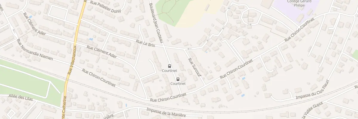 Plan du 10 Bd Jean Cocteau à Niort
