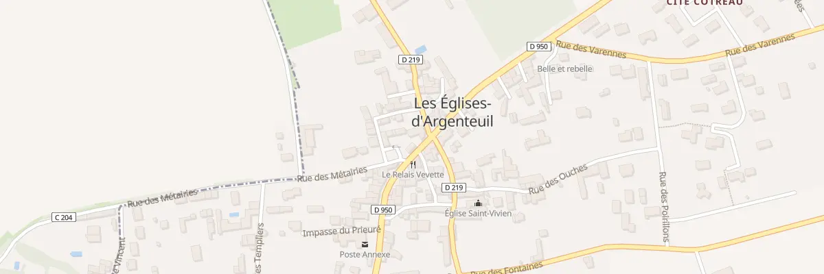 Plan du 33 Rue de Saintonge aux Églises-d’Argenteuil