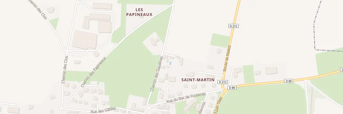 Plan du 6 Che des Gaudines à Vieux