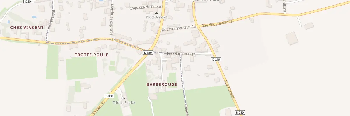 Plan du 8 Rue Barberouge à Vervant