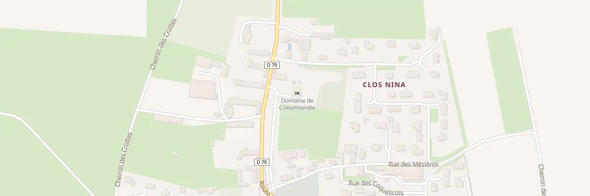 Plan du 2 Rte de Courseulles à Bény-sur-Mer