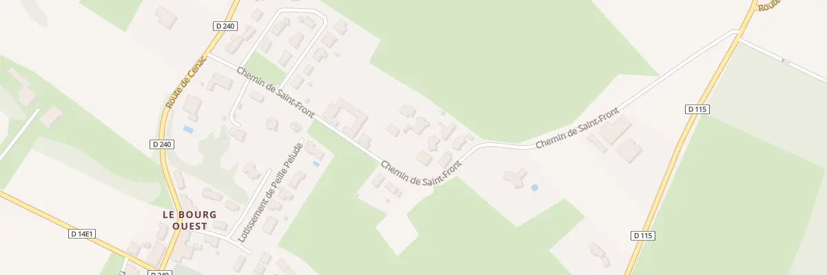 Plan du 12 Che de Saint Front à Saint-Caprais-de-Bordeaux