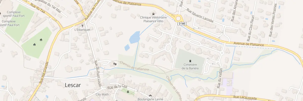Plan du 18 Rue de l’Esquirette à Lescar
