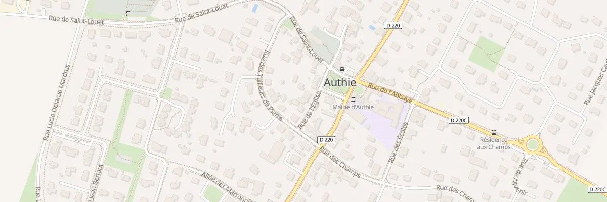 Plan du 4 Rue Neuve à Authie