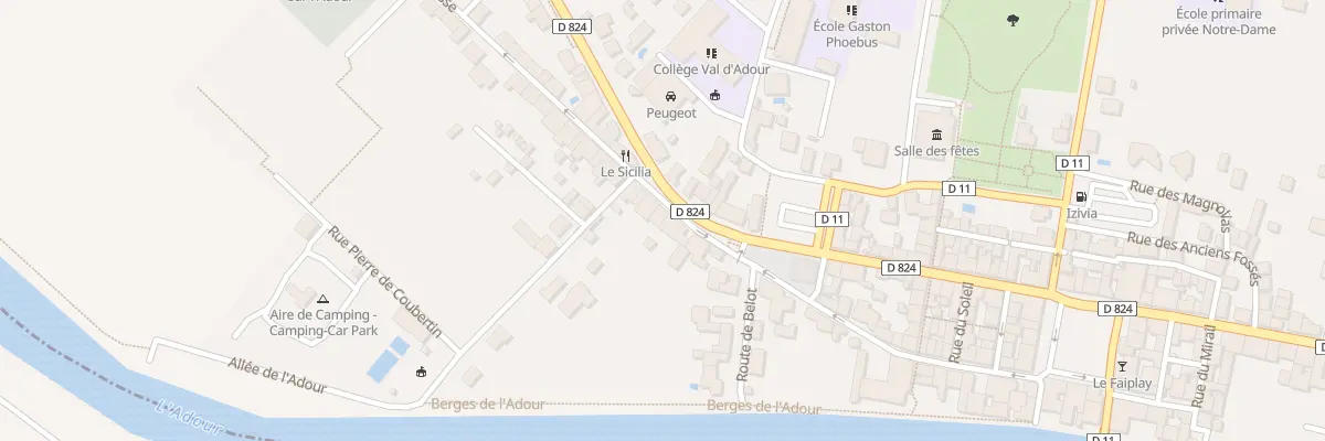 Plan du 13 Rue du 13 Juin 1944 à Grenade-sur-l’Adour