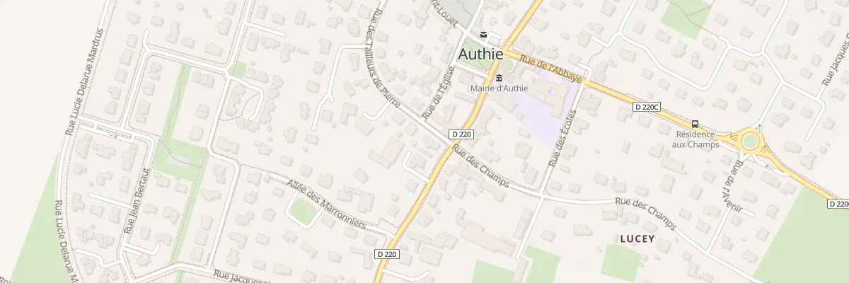 Plan du 3 Rue des Tailleurs de Pierre à Authie