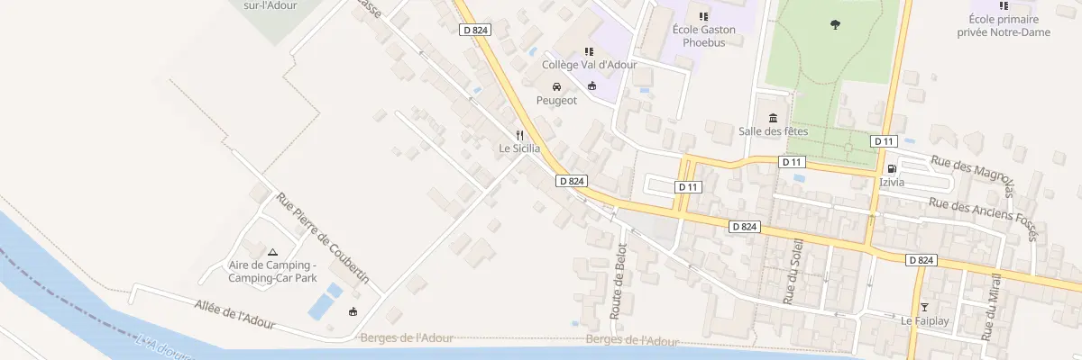 Plan du 15 Rue du 13 Juin 1944 à Grenade-sur-l’Adour