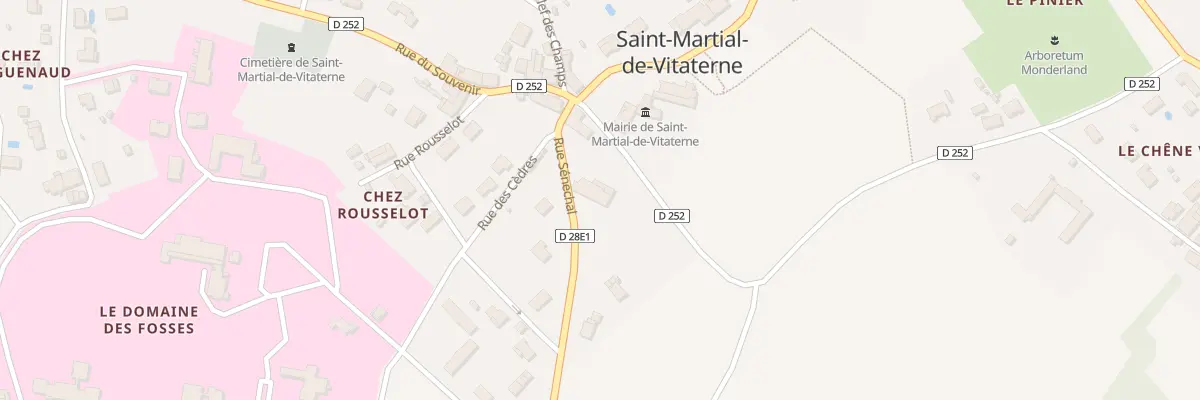 Plan du 3 Rue Sénéchal à Saint-Martial-de-Vitaterne
