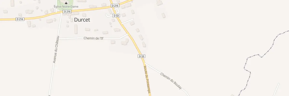 Plan du 1 Lot de la Petite Oie à Durcet