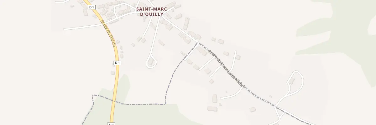 Plan du 18 Rte du Mont Saint Michel à Cahan