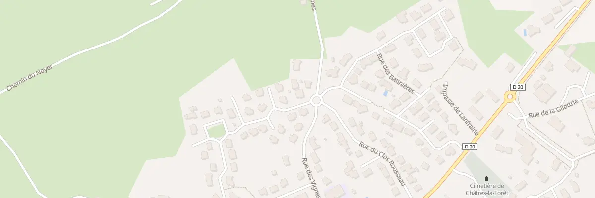 Plan du 20 Rue des Fours Chatres La F à Évron
