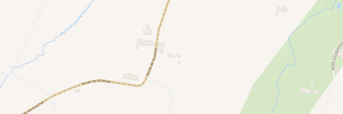Plan du 2 Souchet à Saint-Mariens